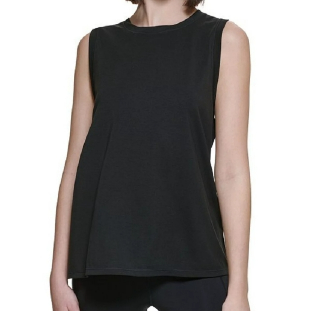 Calvin Klein Performance Crew Neck Muscle Tank Size XSmall Color Black NWT